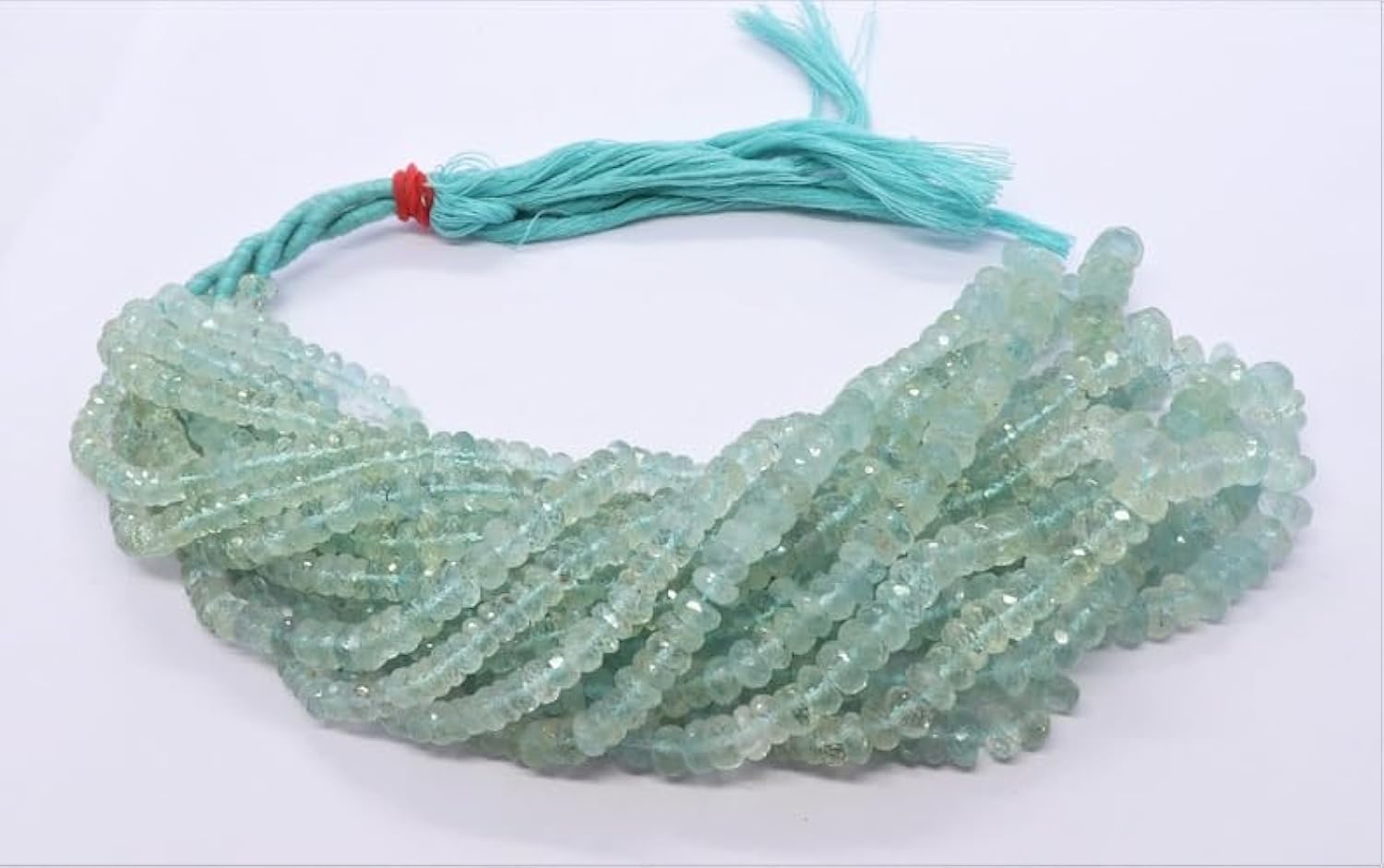 Perles aigue-marine de 5-7 mm pour créer vos bracelets d'été