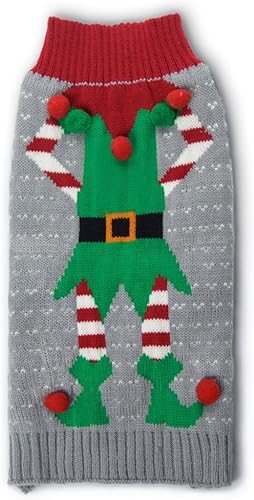 Miniatura 4 de Suéteres de Navidad para perros y para gatos, ropa para cachorro de bufón