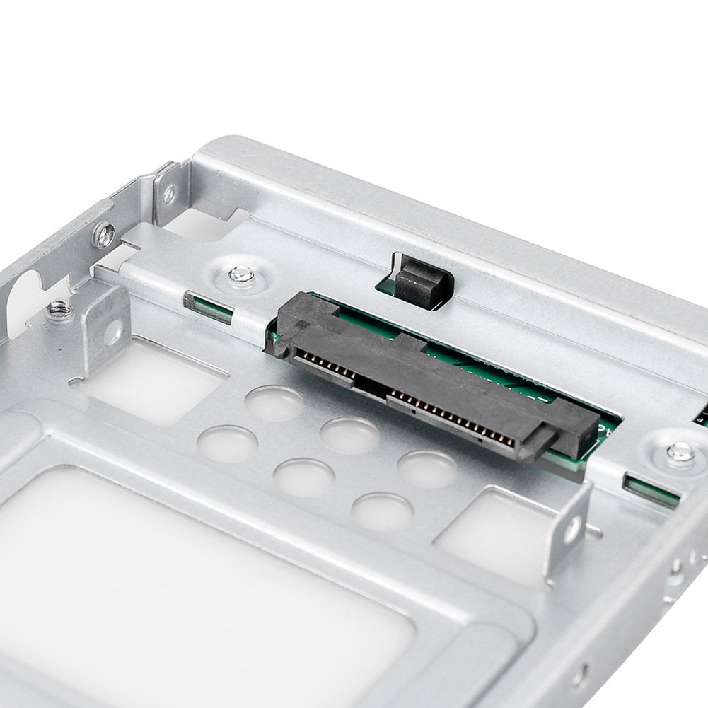 2x RGBS SSD de 2,5" a 3,5" SATA unidad de disco duro HDD adaptador Caddy bandeja jaula caliente enchufe convertidor compatible con todos los 3,5" SATA/SAS Drive Caddie bandejas para HP Dell IBM Lenovo