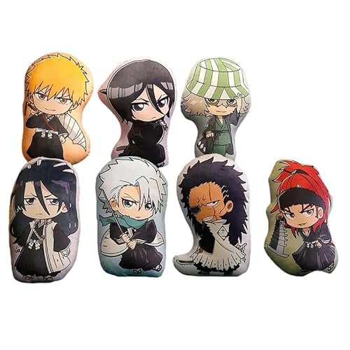 ブリーチ 千年血戦篇 抱き枕 黒崎一護 朽木ルキア 日番谷冬獅郎 更木剣八 阿散井恋次 朽木白哉 浦 原喜助 クッション 携帯枕 お昼寝枕 柔らかい 両面プリント 可愛い 萌え 背当て 家庭用 飾り 装飾 品 アニメグッズ 誕生日 プレゼント (朽木ルキア