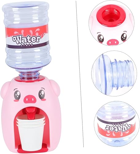 Miniatura 5 de ERINGOGO 6pcs Simulation Water Dispenser Childrens Toys Childrens Toys Toddler Toy Miniature Life Play Scene Model Drinking Fountain Mini Water