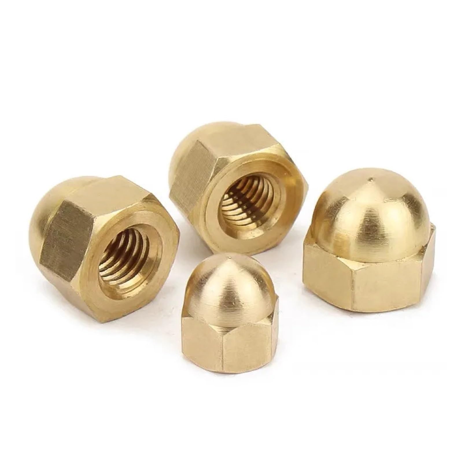 Mosiężne nakrętki z łbem stożkowym, Nakrętka żołędziowa M3-M20 wielokolorowa(Brass Cap Nut,M20 1PCS)