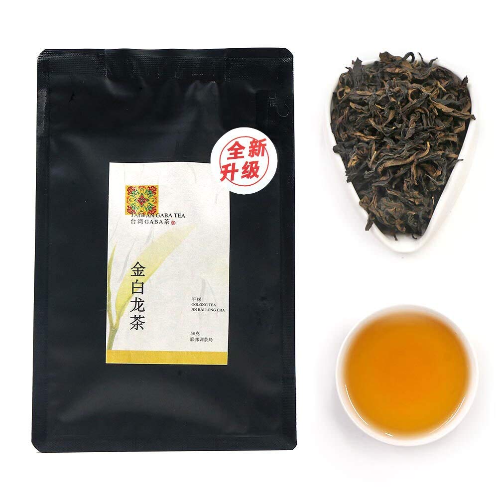 FullChea - GABA Oolong Tea - High Mountain Tea - Formosa Oolong Tea Loose Leaf - Sleep Aid To Relax (5.29oz / 150g)