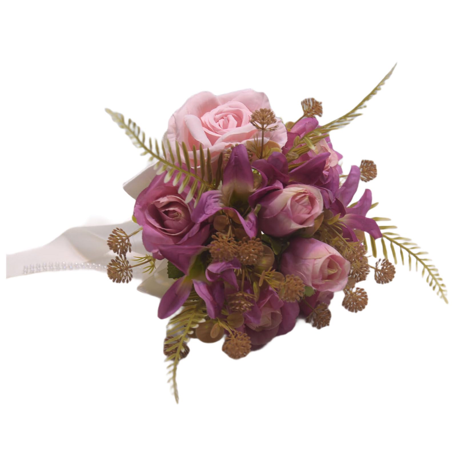 OSNIYAW Bouquets for Bride Bridesmaids Wedding Ceremony Decoration Artificial Flower Bridal for Photography Bridesmaids