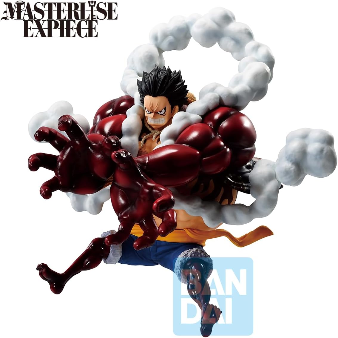 Ichibansho Figure - One Piece - Monkey D. Luffy Gear 4 (Road to King of The Pirates), Bandai Spirits Masterlise Collectible Statue