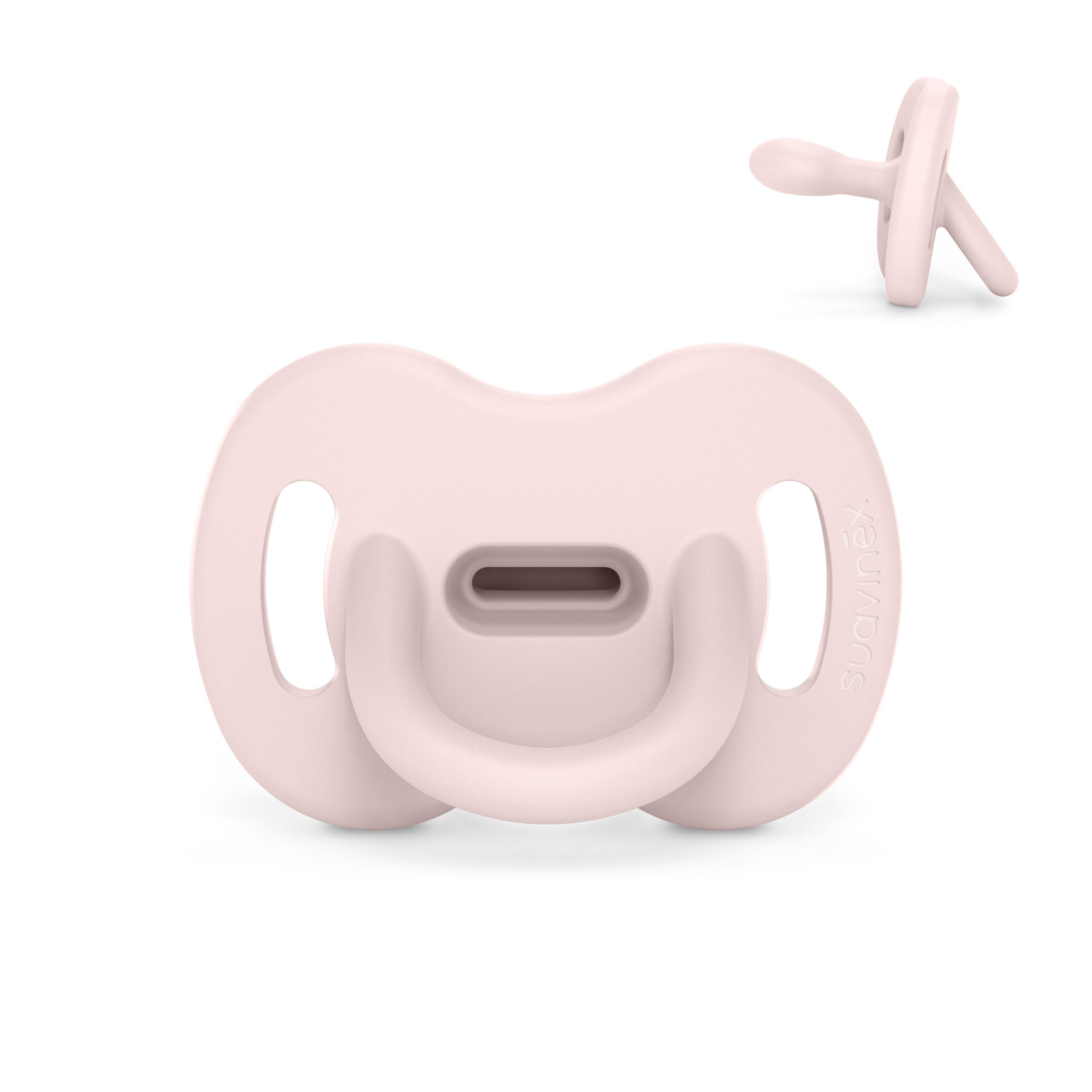 Suavinex, Ciuccio Tutto in Silicone, per Bambini 6/18 Mesi e Neonati, Ciuccio con Tettarella Fisiologica Sx Pro, Super Morbido e Flessibile, Ideale per Dormire, Color Essence,Acqua di Rose