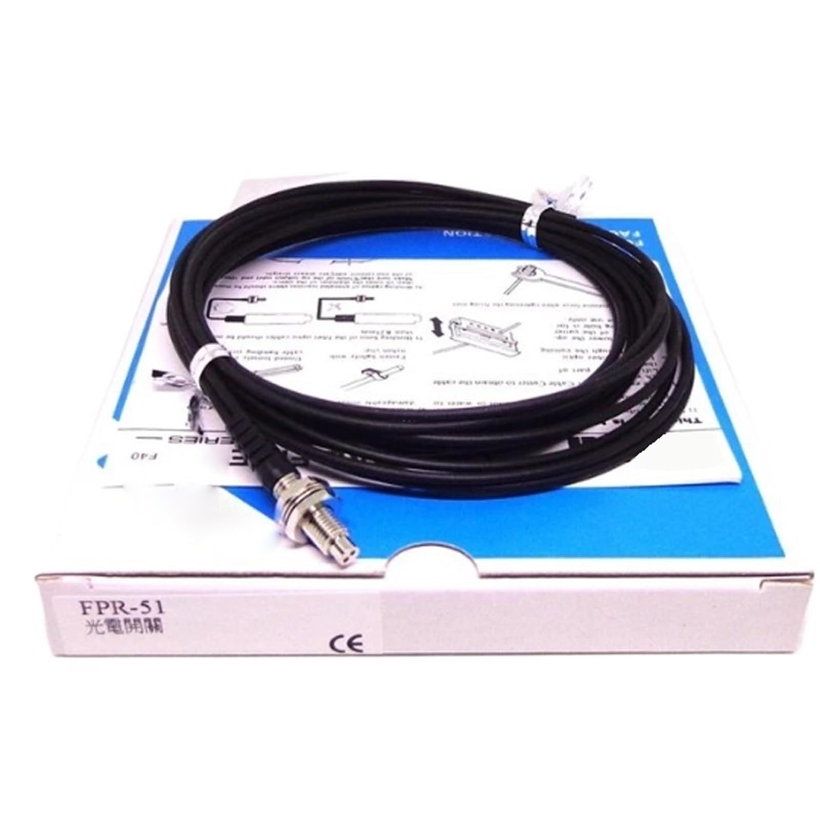 TYBOPHQJ 1pcs FPR-51 FPR-52 FPR-54 FPR-56S Optical Fiber Photoelectric Switch Sensor(Fpr-51)