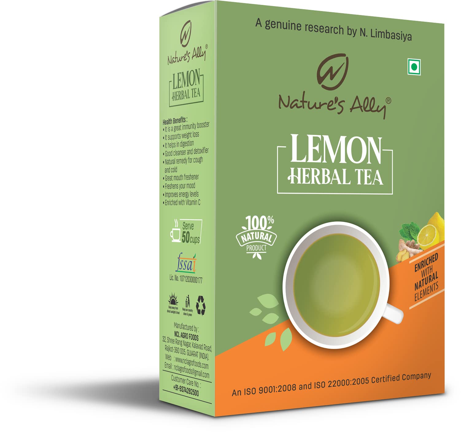 Natures Ally Lemon Tea_500g (B07CWNXFQS) Amazon Price History, Amazon Price Tracker