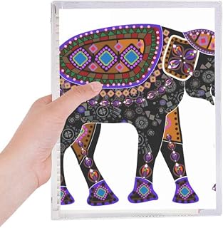 Caderno colorido de elefante chinês, minoriano, com folhas soltas, diário recarregável, artigos de papelaria