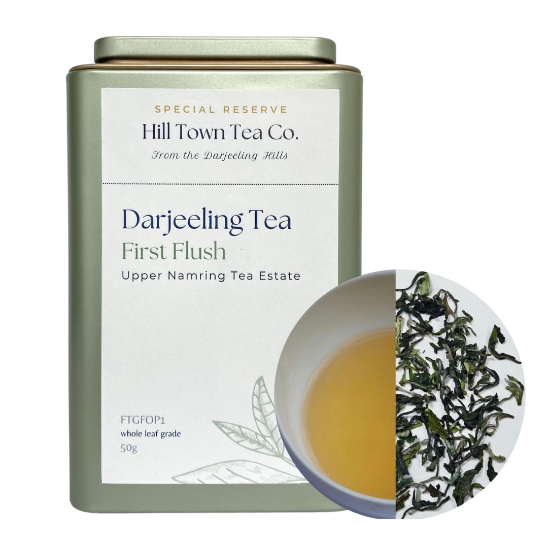 First Flush Darjeeling Tea | Special Reserve FTGFOP1 from Upper Namring Tea Estate EX-8 | Single Estate Loose Leaf Tea - 50g, 100g (50 Grams)