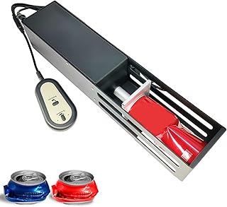 Elektrischer Hochleistungs-Dosenpresse aus Aluminium – automatisches Recycling für 340 ml und 473 ml Dosen – ideal für den privaten und gewerblichen Gebrauch