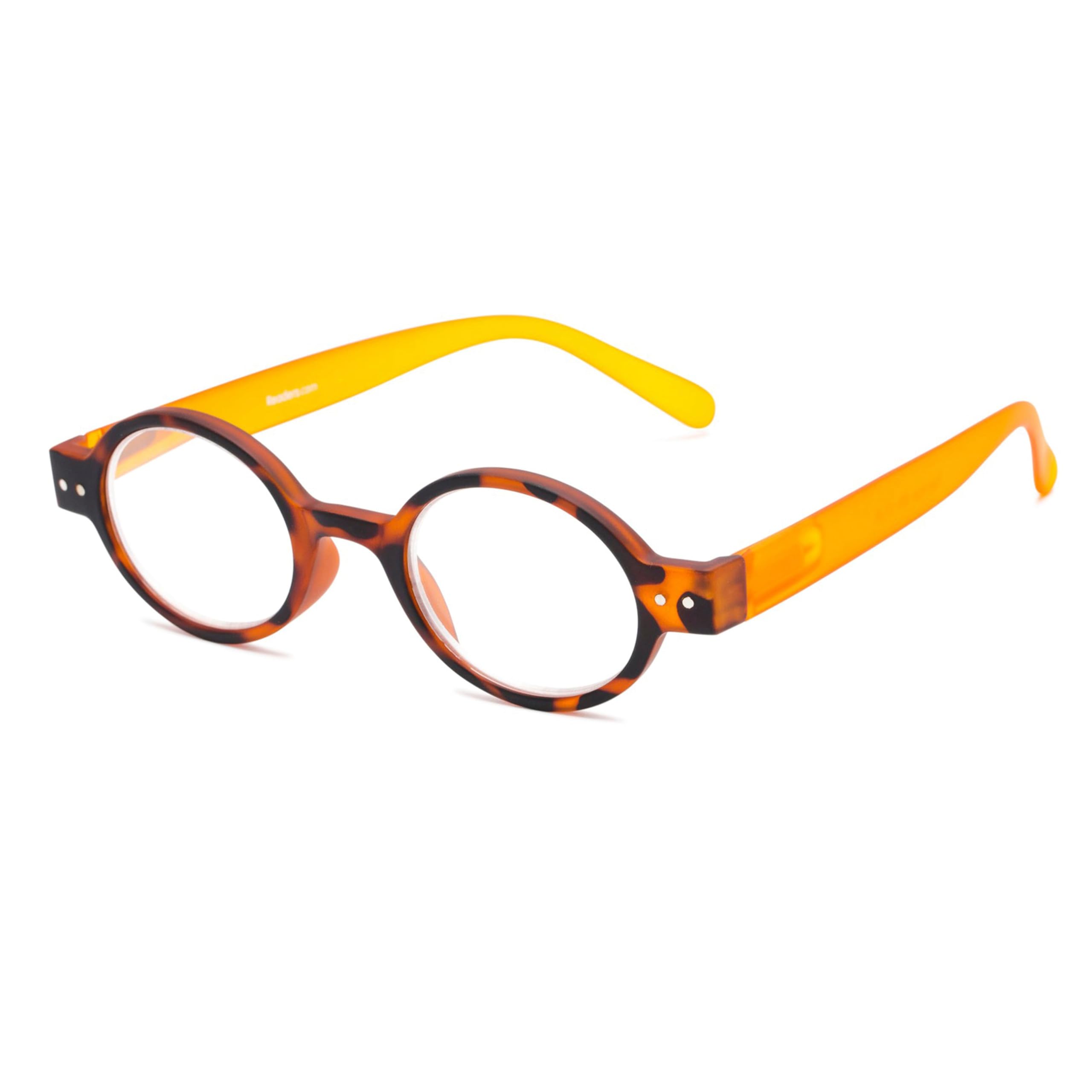 Readers.com Reading Glasses: The Flamingo, Acetate round Style for Men and Women