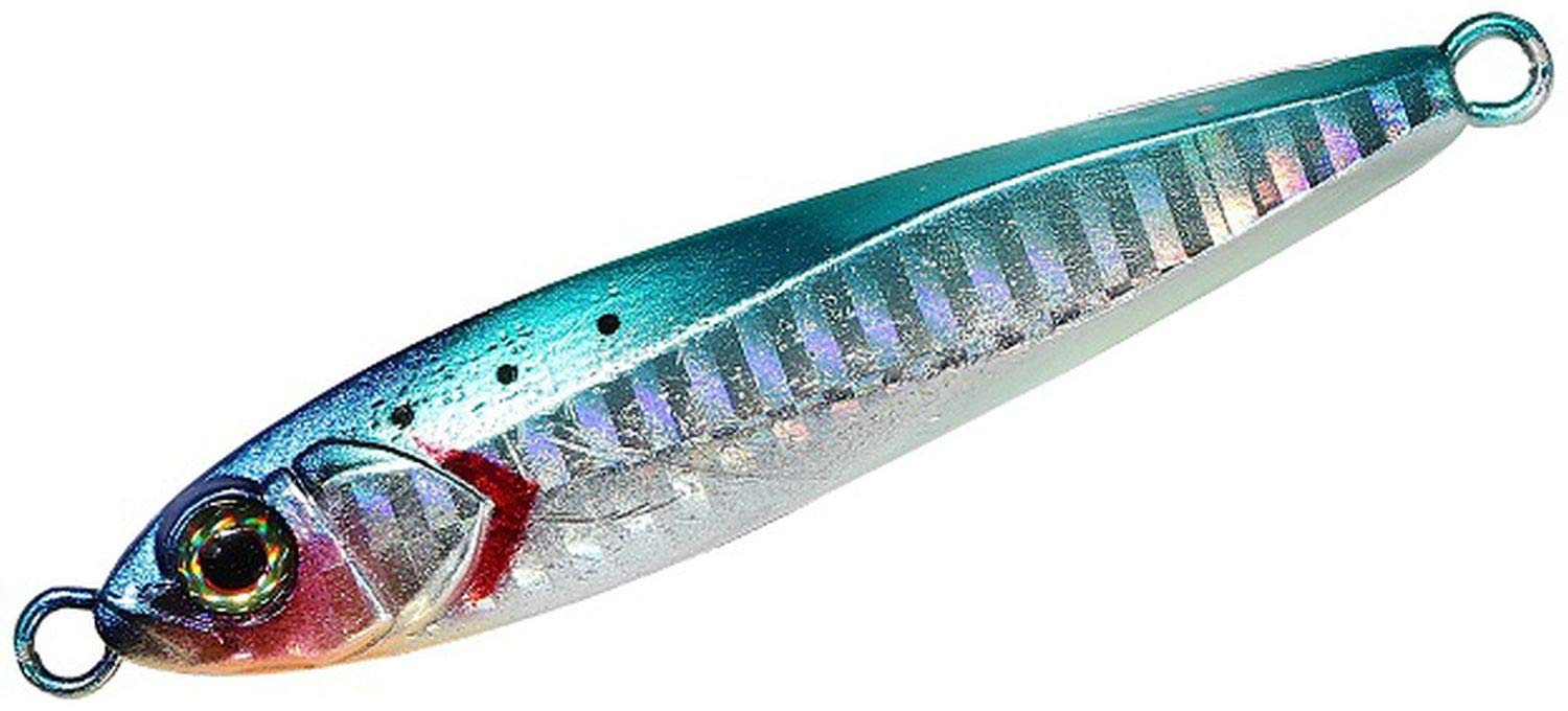 JACKALL Metal Jig Big Backer Jig, 2.7 inches (68 mm), 1.4 oz (40 g), Sardine Glow Berry/Border Holo
