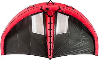 KIPEKE Inflatable Wing Foil, 5㎡ Handheld Kitesurfing Kite Wing Foil Windsurfing Inflatable Kite Window Design with Two Airbags for Adult Snow Ski Surfing Water Play