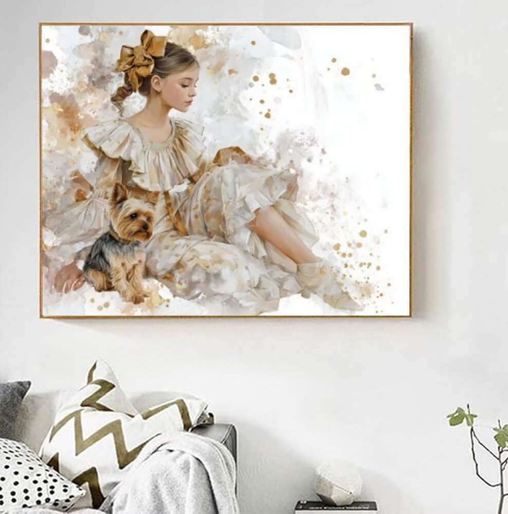 5D Diament Malarstwo Pełny zestaw dla dorosłych i dzieci, DIY Malowanie diamentami Rhinestone Haft krzyżykowy, Mozaika artystyczna do dekoracji wnętrz Ściana, pełna wiertnica Zwierzęta dla dziewczynek