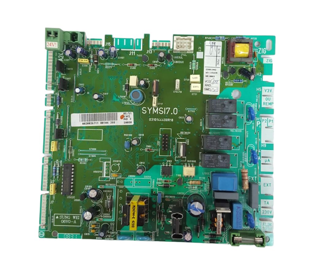 Placa Electrónica Original para Caldera 0310144400R18 V1 - Modelo de 4 Relés - Compatible con Diferentes Modelos - Pieza de Repuesto Reacondicionada - Garantía por 1 Año