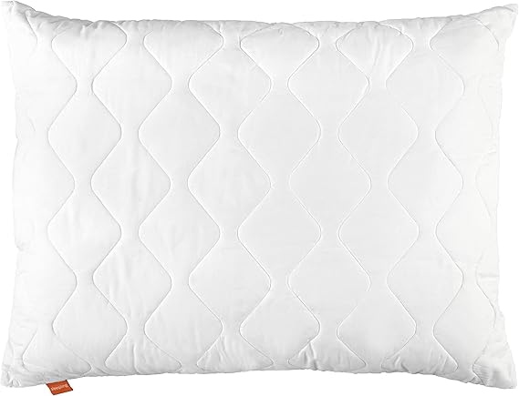 Oreiller Basic 100 Sleepling 65x65cm - Garnissage Ajustable, Lavable 60° - Coton Oeko-Tex
