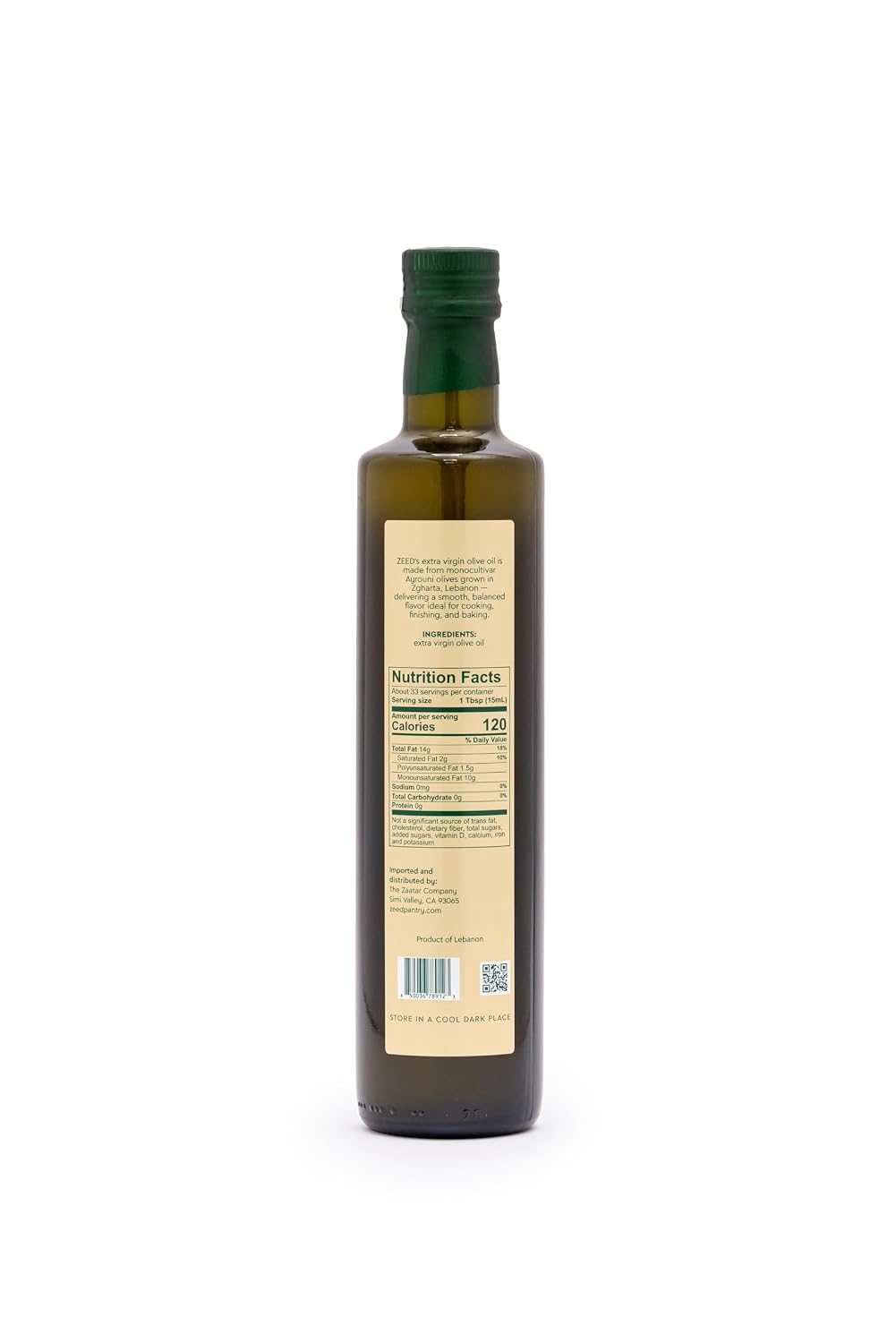 DAILY POUR Extra Virgin Olive Oil, Cold Pressed, Ayrouni Olives, Smooth Balanced Flavor, UV-Protected Glass Bottle, 16.9 Fl Oz – Perfect for Baking, Sautéing, Roasting & Finishing