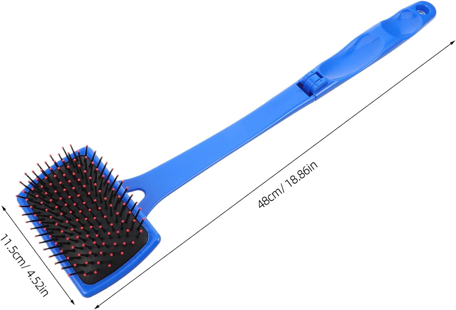 VILLCASE Foldable Long Handle Back Scratcher Soft Silicone Bristles image 2