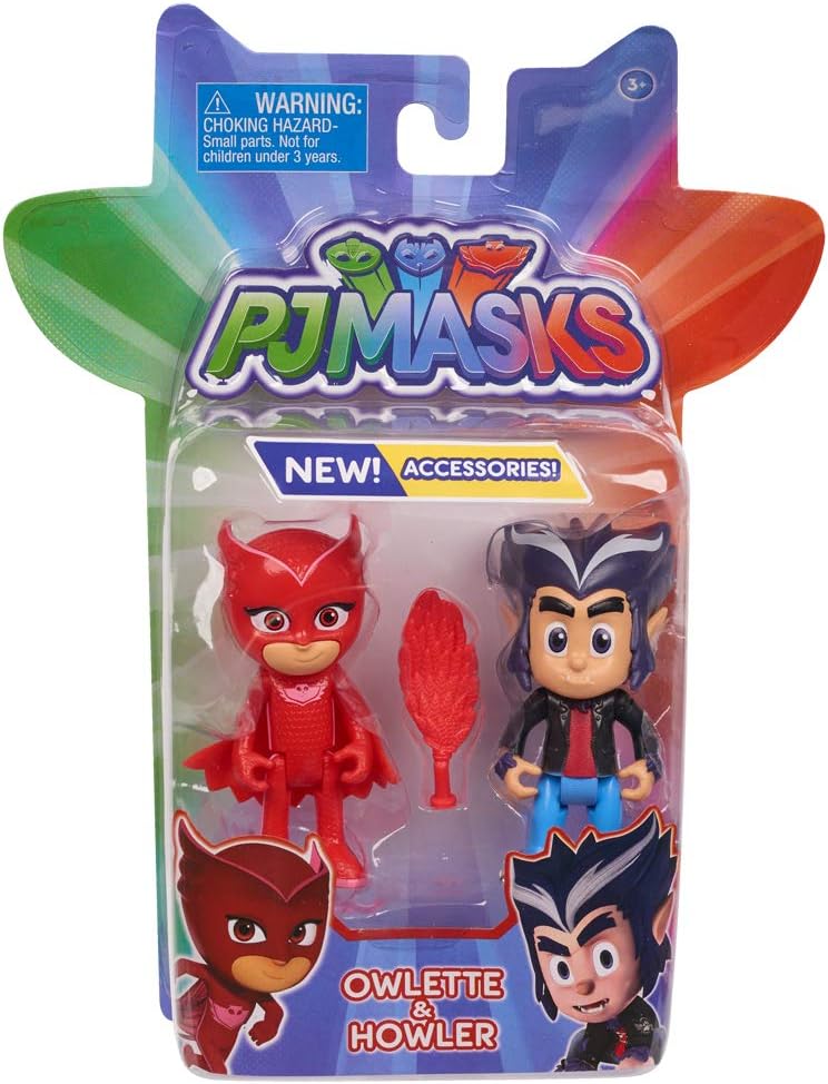 PJ Masks Hero & Villain 2pk - Owlette & Howler