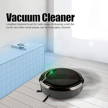 Taidda Aspiradora Aspiradora Inteligente, Aspirador Inteligente Ahorro de energía práctico de Moda Personalizado para Sala de Estar Dormitorio Robot de Carga USB máquina de3