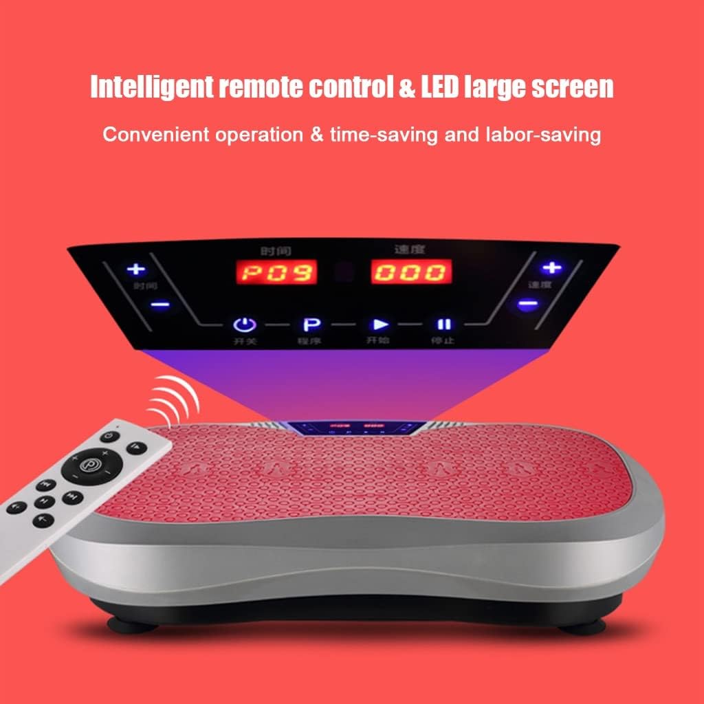 Vibration Plate Exercise Machine,Full Body Workout Fitness Platform,4D Powerful Motors Oscillation,for Home Training
