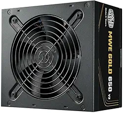COOLER MASTER, FONTE COOLER MASTER ATX 3.1 650W MWE GOLD 650 V3 PFC ATIVO 80 PLUS GOLD COM CABO DE FORCA GARANTIA 5 ANOS