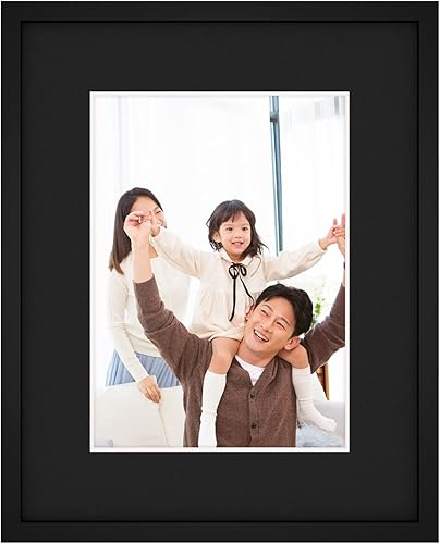 Miniatura 6 de Juego de 9 portarretratos de 8 x 10 pulgadas, marcos de fotos de 8 x 10 pulgadas para exhibir fotos de 5 x 7 pulgadas con paspartú o de 8 x 10