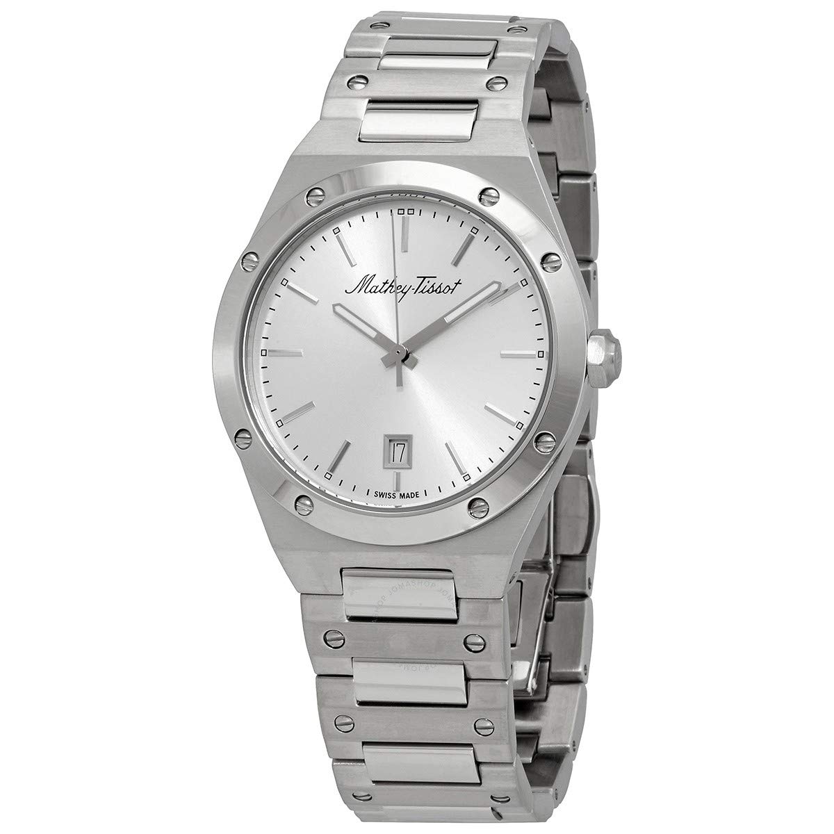 Mathey-Tissot Stainless Steel Analog Silver Dial Mens Watch-H680As, Band Color-Silver (B081LFYY29) Amazon Price History, Amazon Price Tracker