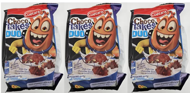 Cuetara Choco Flakes Duo | Biscuits, Cereal Choco Flakes 130g (3 Packs)