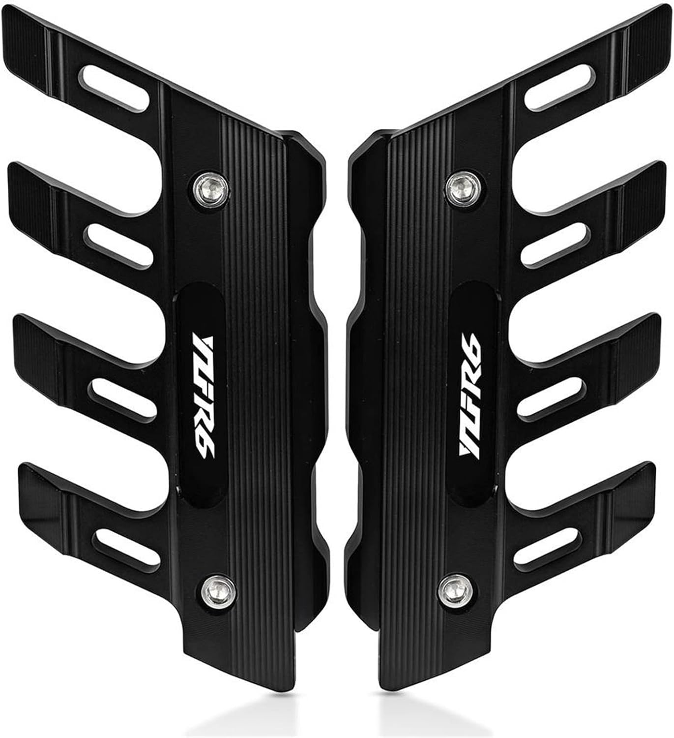 For Y┐amaha YZFR6 YZF R6 YZF-R6 1998-2021 Motorcycle Mudguard Front Fork Protector Guard Block Front Fender Anti-fall Slider Motorcycle Slider(Blue,No logo)