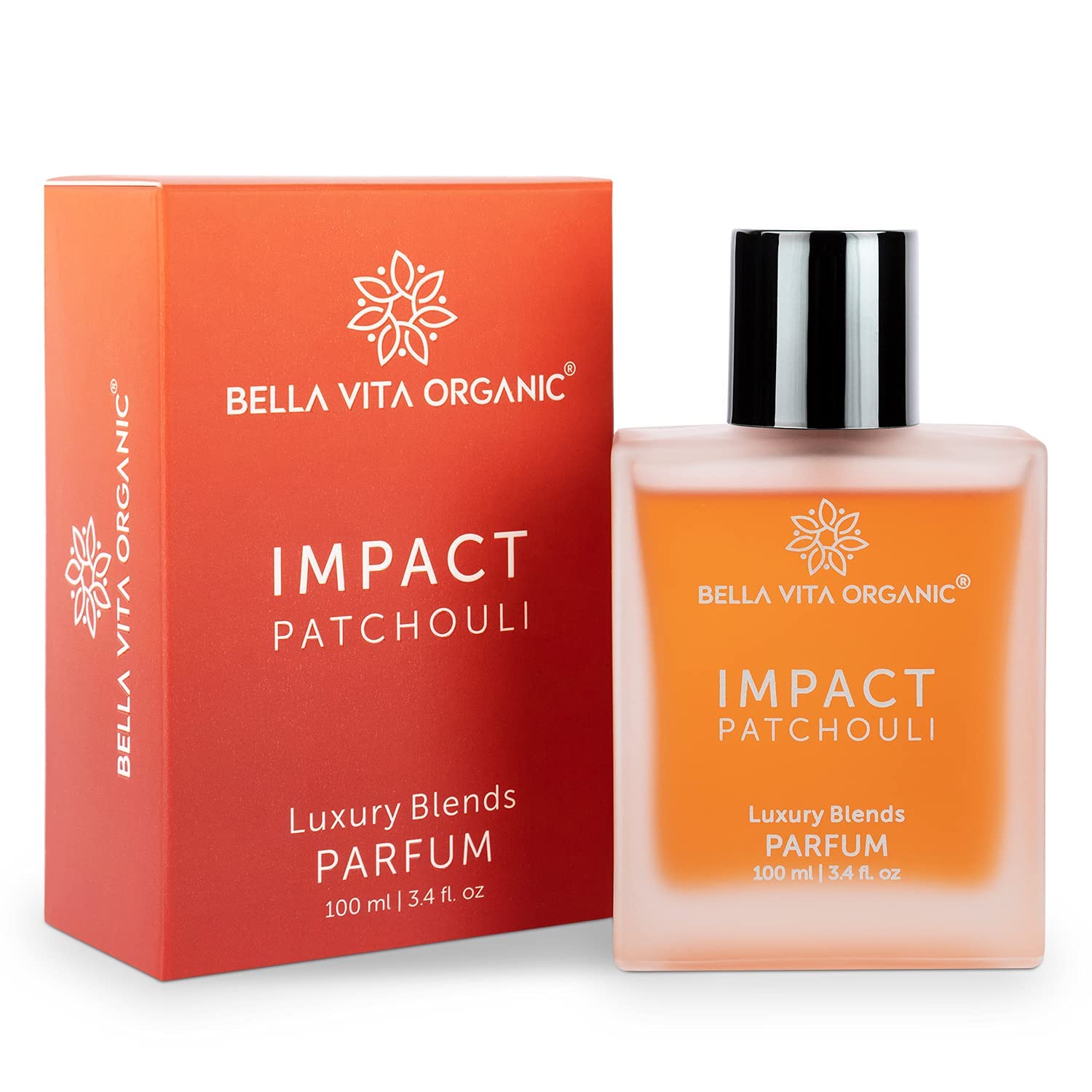 Bella Vita Organic Impact Patchouli Perfume with Long Lasting Woody, Earthy  Musky Fragrance for Men Women, 100 ml