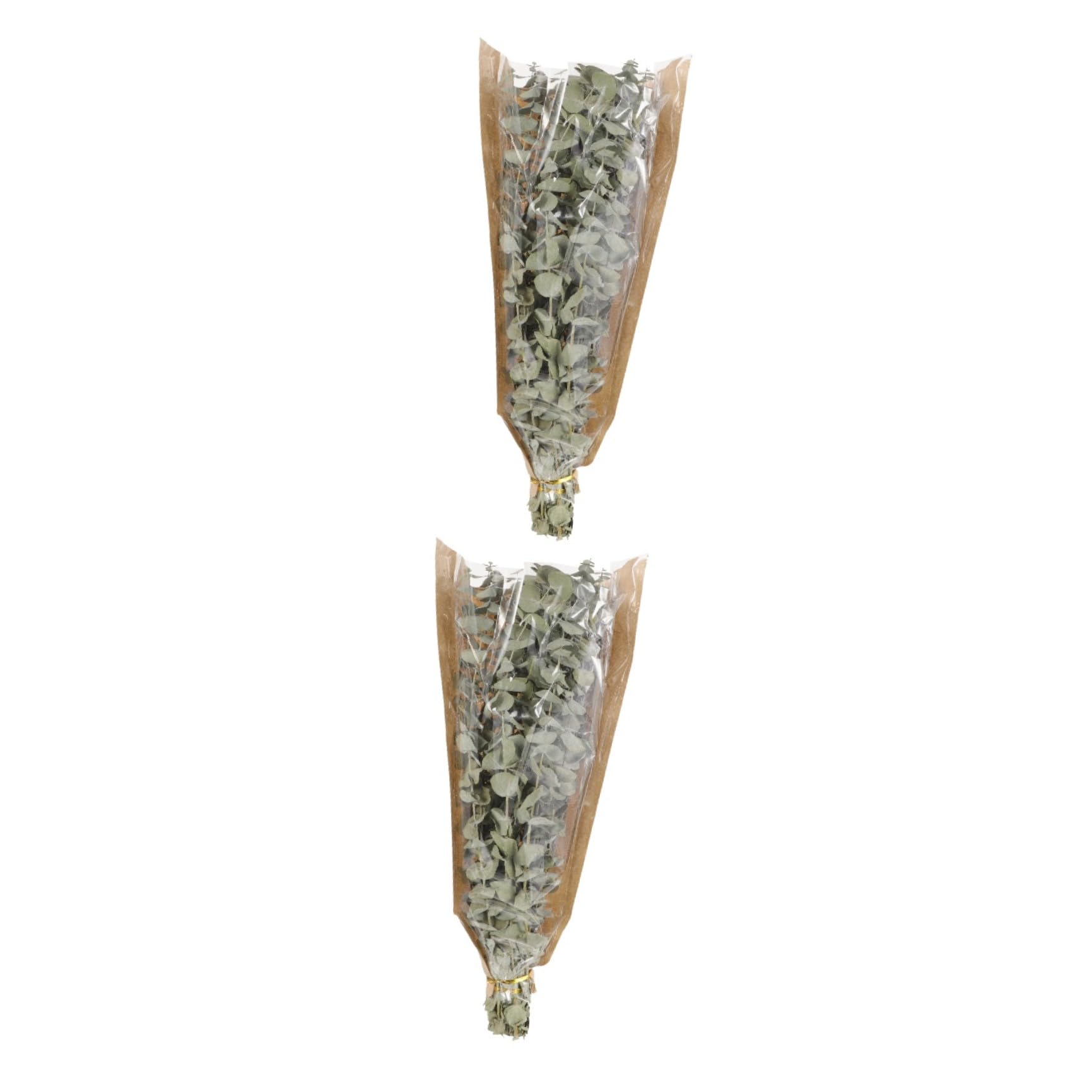 Alipis 2 Pièces 1 Bouquet de Bouquet de Lavande séchée Feuilles pour la bouda Decoration Interieure décoration intérieure Eucalyptus séché décor Floral