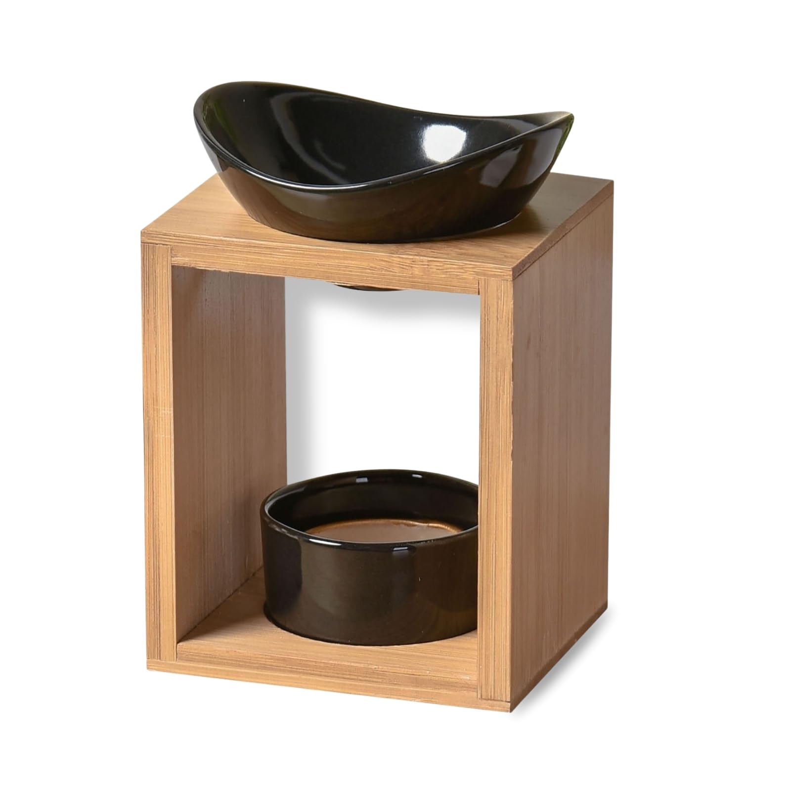 Zen'Arôme Naturéa Kalos Fragrance Burner – Essential Oil Burner, Scented Melts, Scented Wax Square – Diffusion by Soft Heat – Aromatherapy – Decorative and Therapeutic Object
