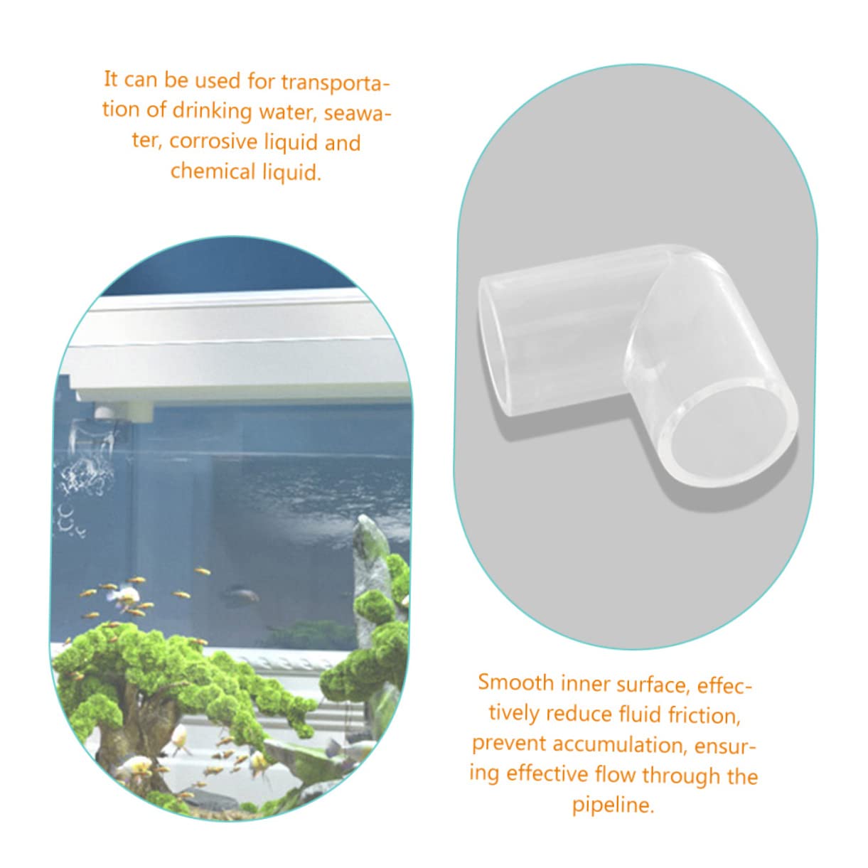 POPETPOP 16 Piezas Conector De Tubería De Agua para Tanque De Peces Accesorios De Plomería Adaptador De Manguera para Tanque De Peces Codo De Manguera De 90 Grados Conector para