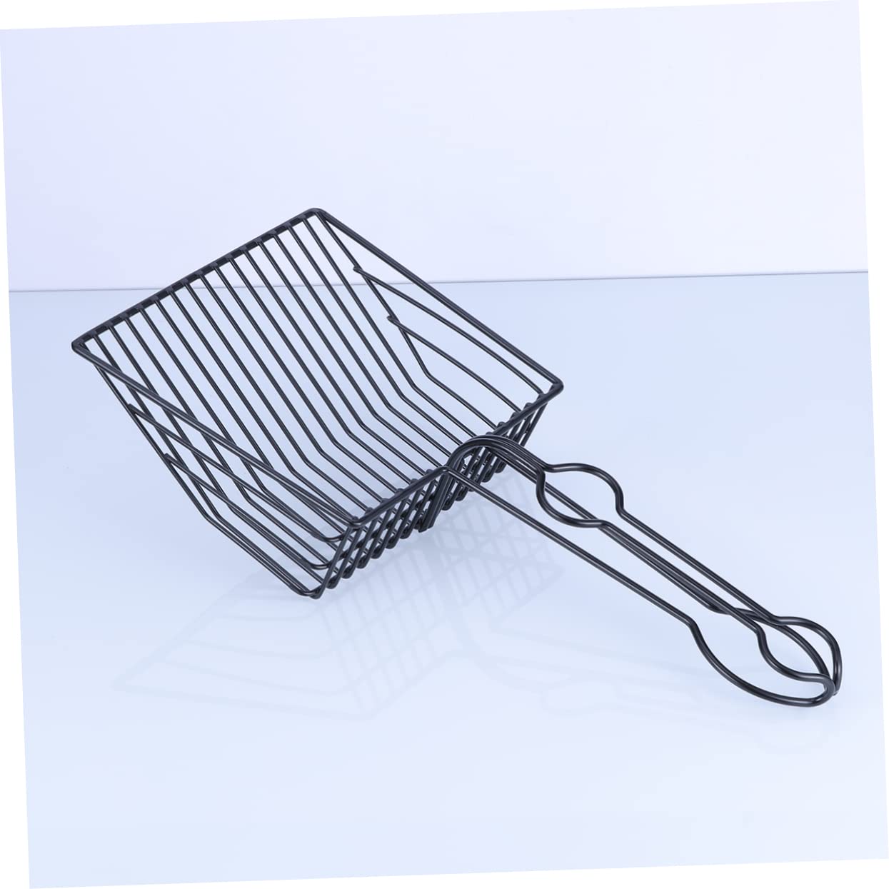 POPETPOP 2 Palas para Tamizar Mascotas Tamiz para Gatos con Soporte Pala para Arena para Gatos Pala Profunda para Gatos Pala para Arena para Gatos Pala para Arena Pala para Limpieza