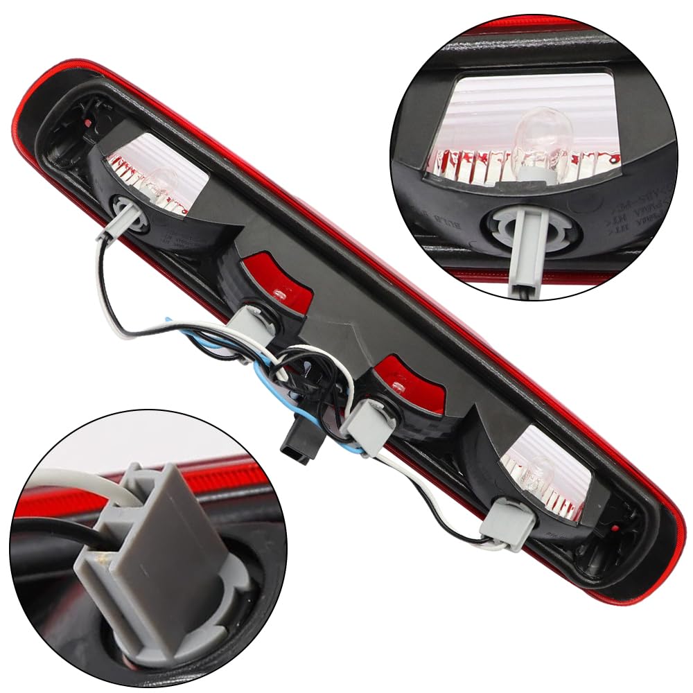 Baceyong WYSOKI MONTAŻ HAMULCA/LAMPA ŁADUNKOWA, Trzecie Światło Stopu Mocowania, Trzecie Światło Hamulca Cargo Lampa, 25890530, Pasuje do Ch/ev*rolet