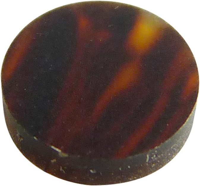 R&F 10 x Tortoiseshell Plastic Dots - 6mm