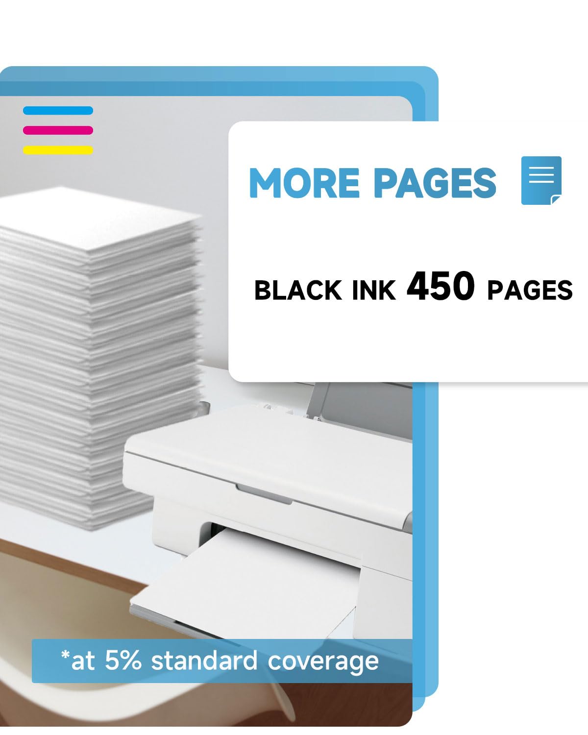 INKYEAH Cartuccia 545 XL Nero, PG-545 XL Rigenerato per Cartucce Canon 545 Nero, Toner PG 545 XL Compatibile con Stampante Pixma TS3300 TR4500 TS3450 MG2550s TS3150 MX495 MX490 TR4550 TR4551 TS3100