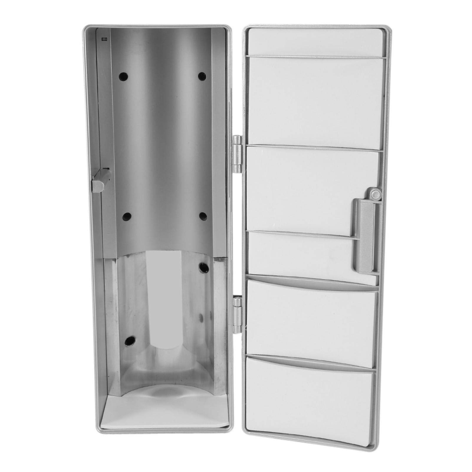 Mini USB Frigo, Mini congelatore compatto Lattine Refrigeratore di birra Scalda bevande Frigorifero per auto da viaggio