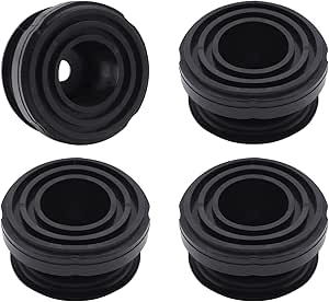 4-Pack Anti-Vibration Rubber Motor Mounts For Honda Generators (EB2200, EG1400, EB5000, Etc.) - Replaces 68325-899-000