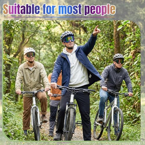 Image of Chicingyou 2 Pack Dirt Bike Goggles with 2 Balaclava Masks, Atv Motocross Motorcycle Goggles, UV Protection for Men Women