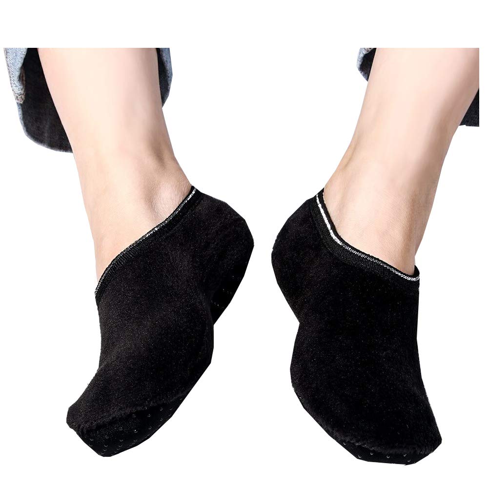 infispace Men & Women Winter Super Soft Warm Indoor Anti-Slip Gripper Socks-picture-32