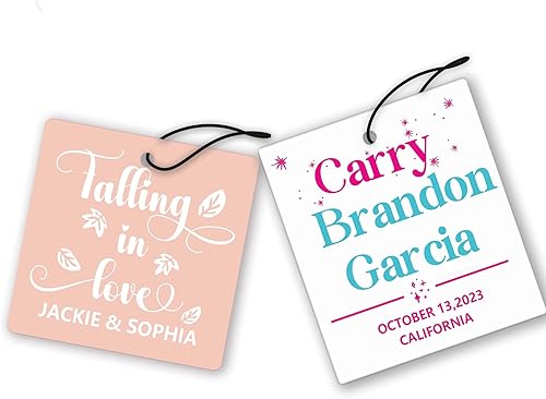 Miniatura 5 de 50 ambientadores de aire personalizados para boda a granel, ideas de recuerdos de boda, recuerdos de invitados, aromas, ambientador, regalo de