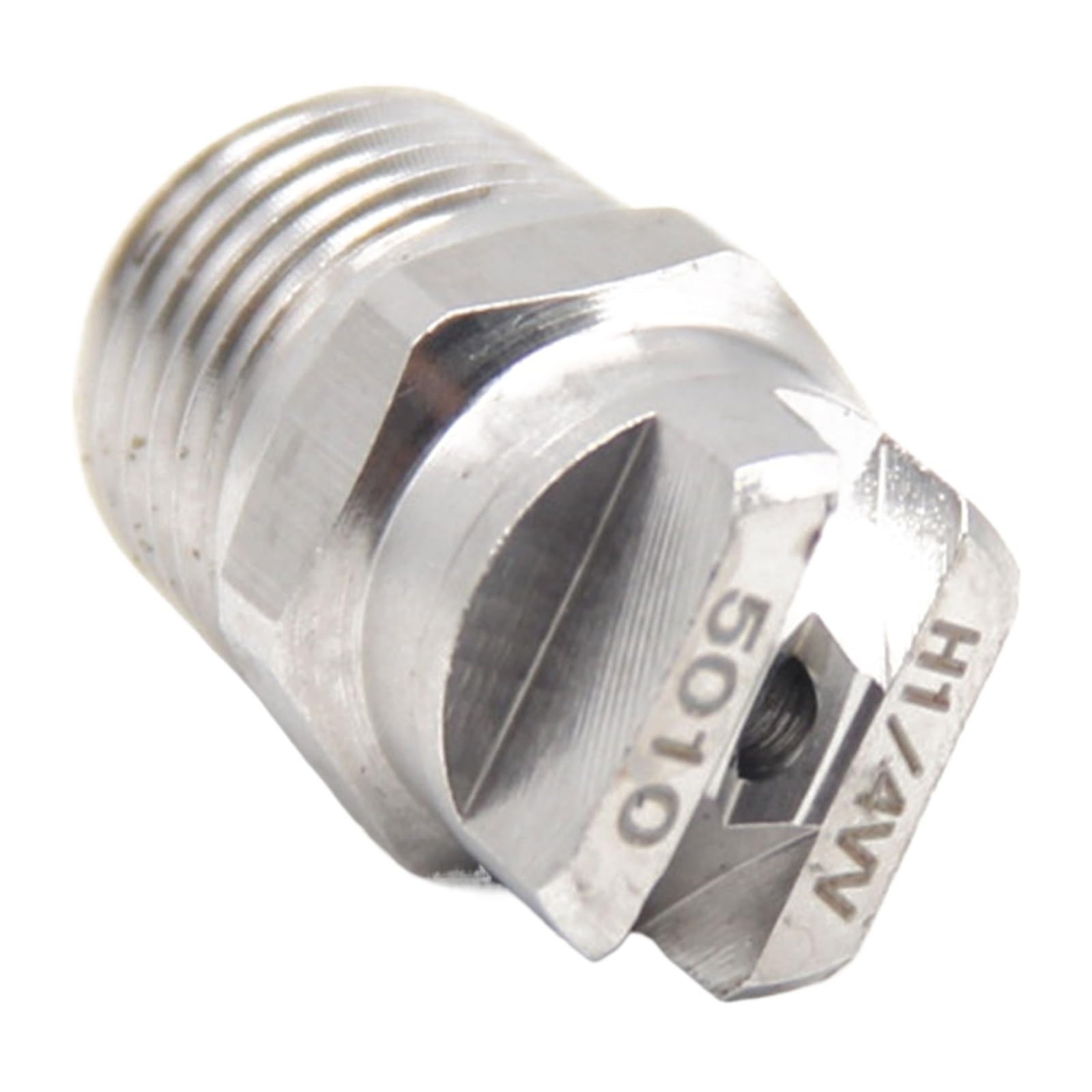(4 piezas) Boquilla de abanico plano de 1/4" y 50 grados, boquilla industrial for pulverización de productos químicos de lavado a alta presión. Boquillas de abanico plano.(1I4 inch 5010)