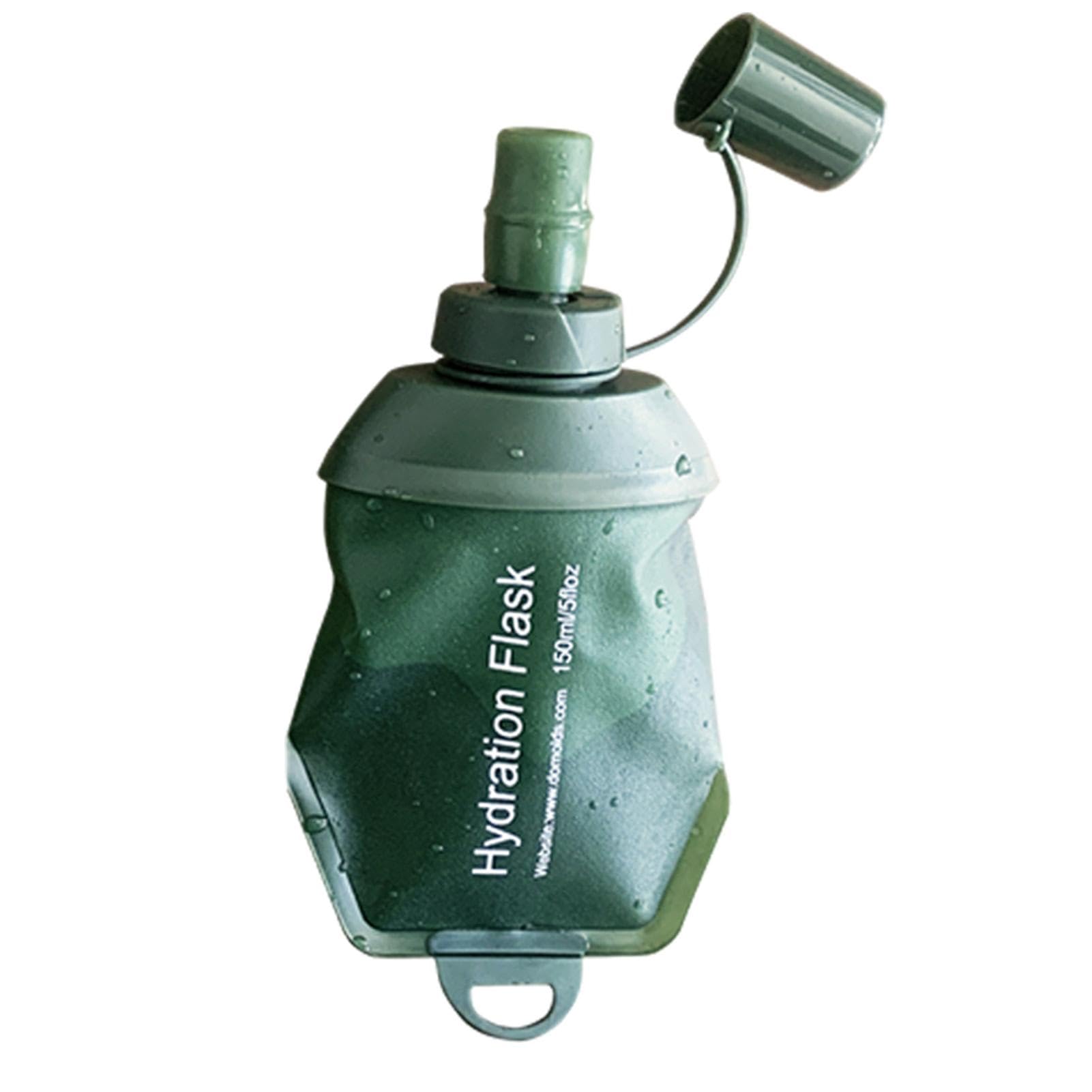 ZEAYEA 2er-Set Flache Wasserflaschen – BPA-frei, Schlank, Auslaufsicher, Ideal Für Unterwegs