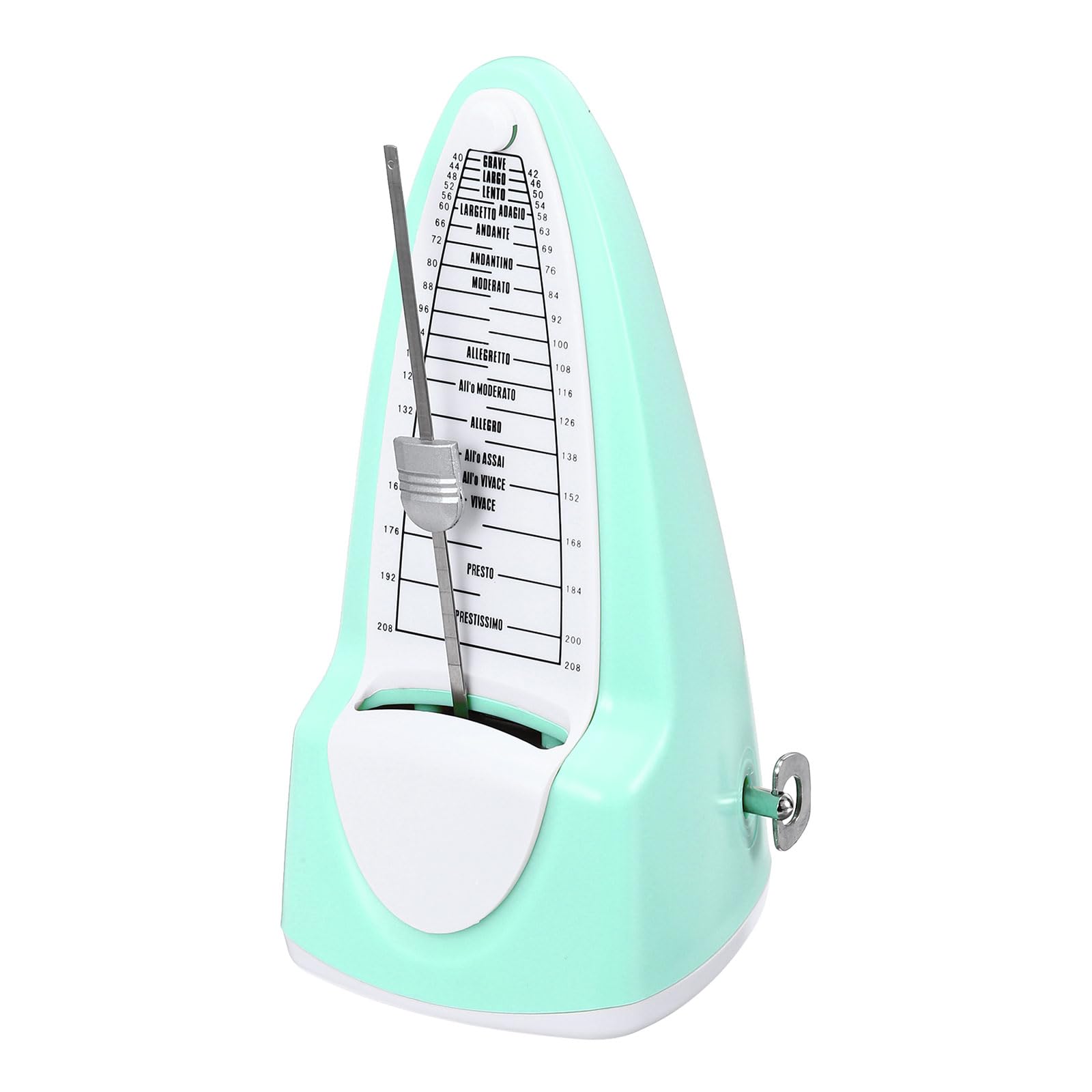 QUARKZMAN Metronomo Meccanico Timer Musicale Professionale Blu Chiaro | Metronomo Universale, Alta Precisione, Per Pianoforte Chitarra Violino Ukulele