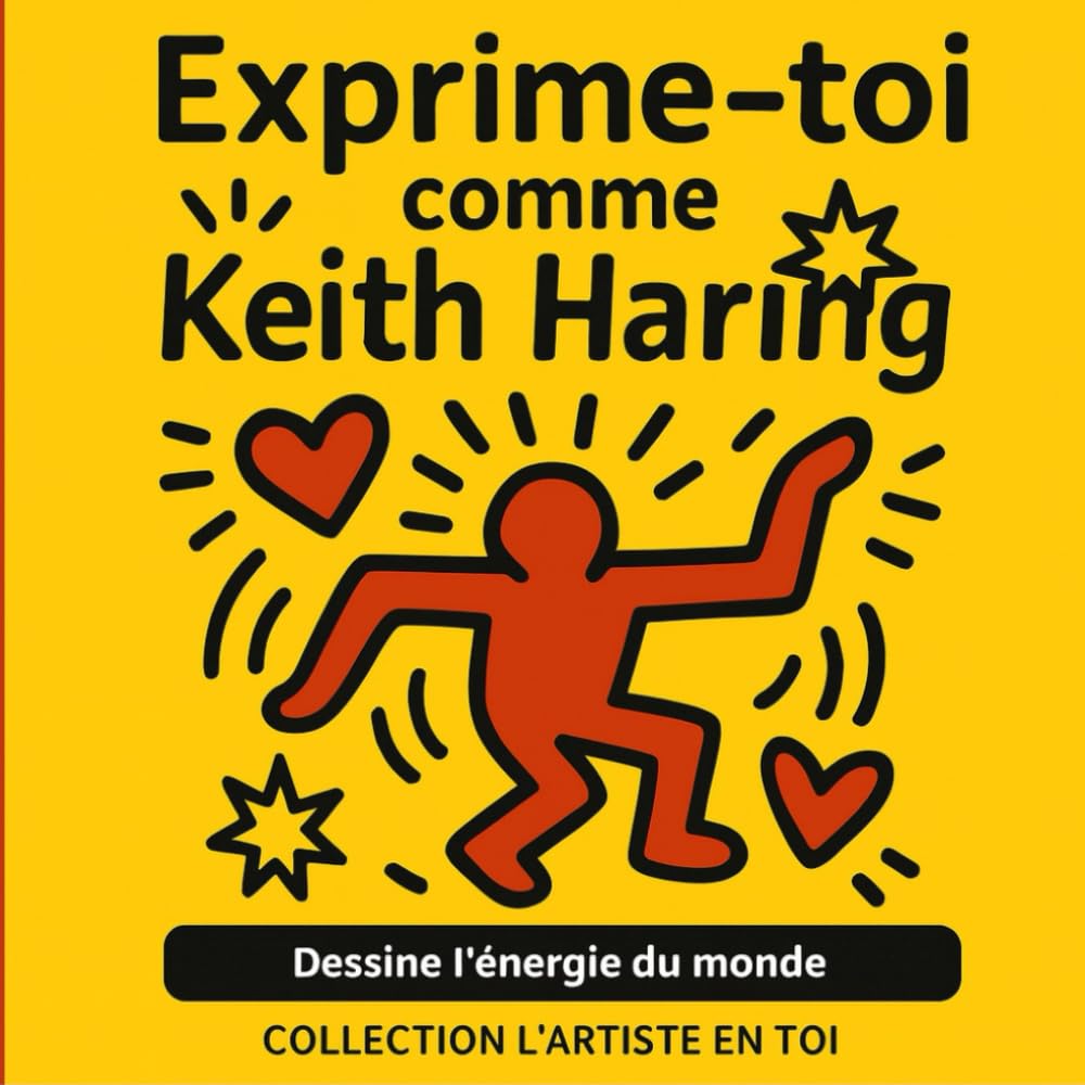 Dessine l’énergie du monde pop livre de Keith Haring guide créatif pour ado et adulte