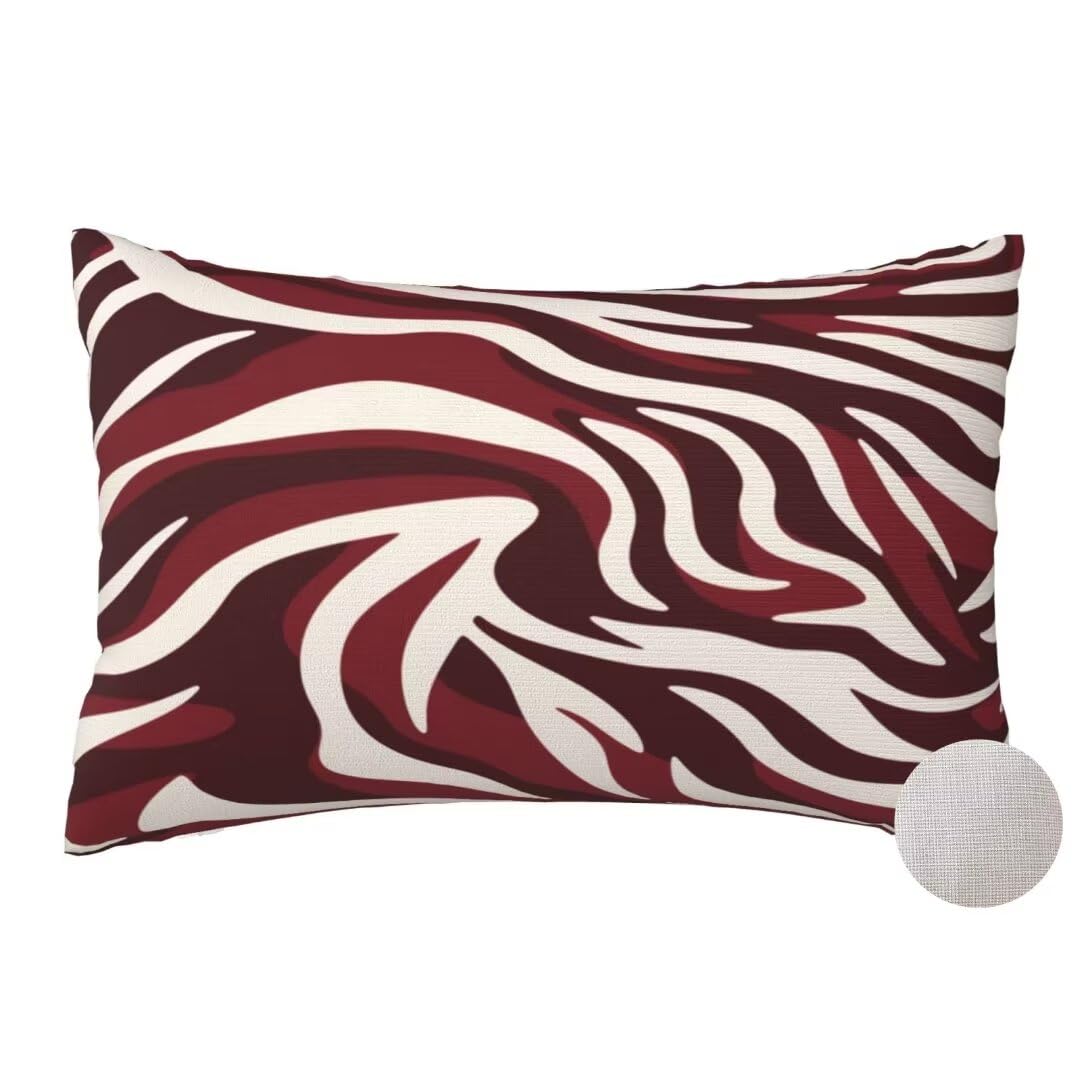 Housses de coussin rouge 60x80 pour sublimer la déco de votre chambre