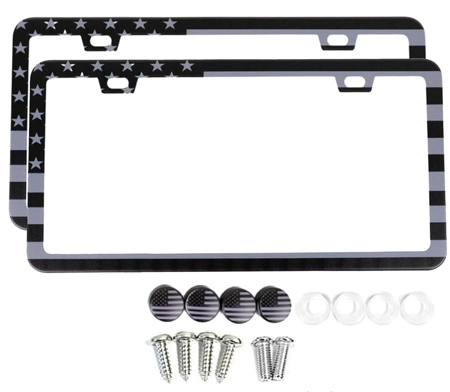 SunplusTrade American Flag License Plate Frame